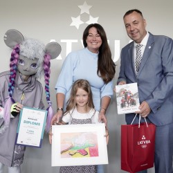 1. vieta: Estere Jāņekalna (Salaspils 2. PII, 5 gadi)